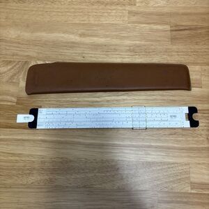 Vintage Dietzgen National Slide Rule No. 1767 with Sheath